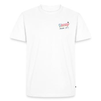 Vacay Solare Club N.D 82 - T-shirt Premium bio Homme - blanc - Devant - Nico (187cm)