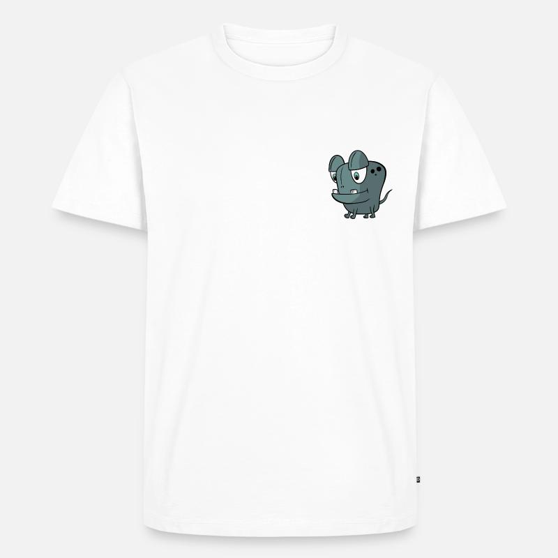 Bock - Männer Premium Bio T-Shirt - Weiß