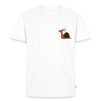 Gary - T-shirt Premium bio Homme - blanc - Devant - Nico (187cm)