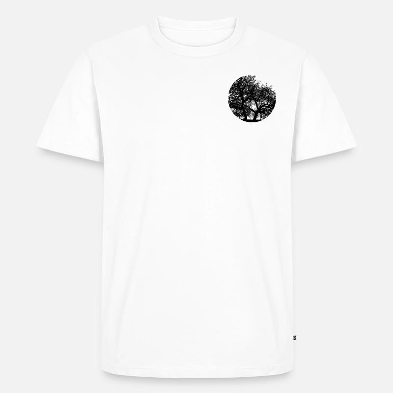 Baum - Männer Premium Bio T-Shirt - Weiß