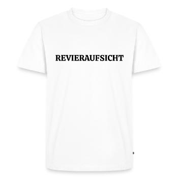 Revieraufsicht Treibjagd Revier Jäger Jagd Wald - Männer Premium Bio T-Shirt - Weiß - Vorne - Nico (187cm)