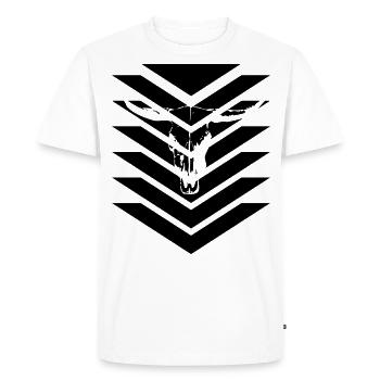 buffle - T-shirt Premium bio Homme - blanc - Devant - Nico (187cm)