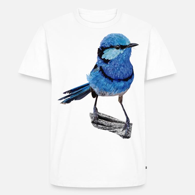 Herrlicher Maluro - Männer Premium Bio T-Shirt - Weiß