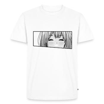 Je peux pas, j'ai Manga - T-shirt Premium bio Homme - blanc - Devant - Nico (187cm)