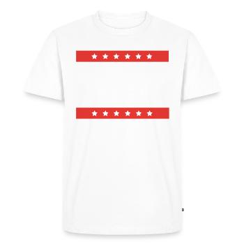 Equipe 2023 - T-shirt Premium bio Homme - blanc - Devant - Nico (187cm)