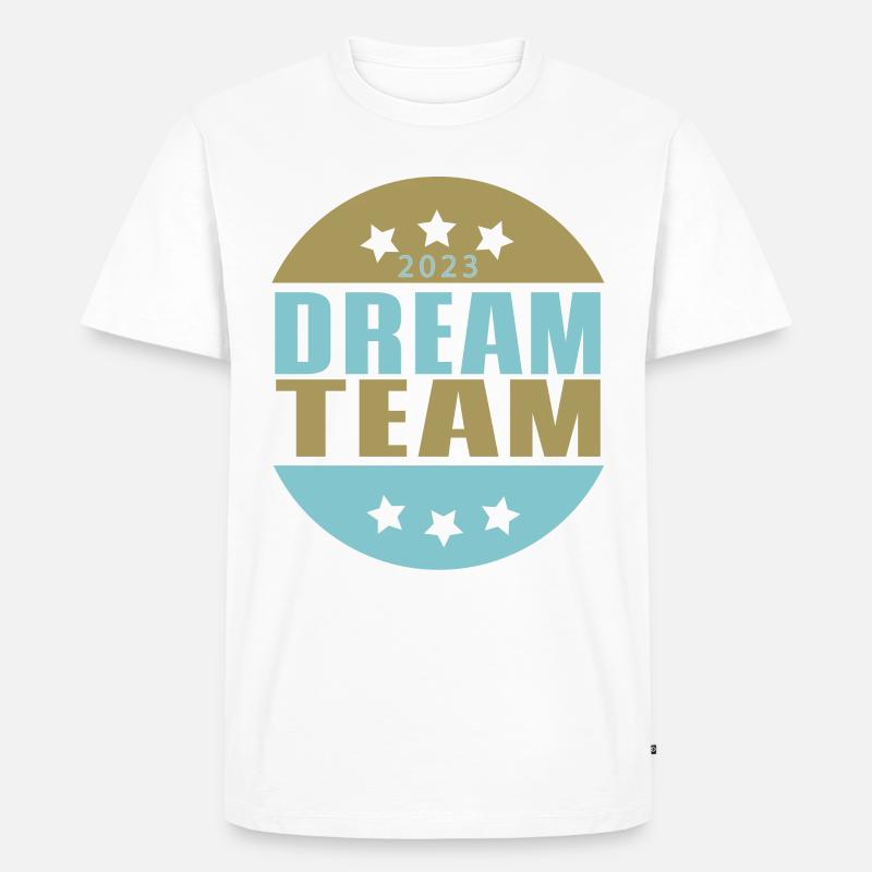 Tolles Team - Männer Premium Bio T-Shirt - Weiß