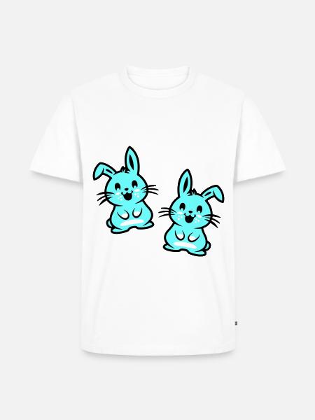 Easter Bunny Easter - Men's Premium Organic T-Shirt - white