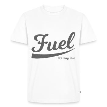 Essence sans essence - T-shirt Premium bio Homme - blanc - Devant - Nico (187cm)