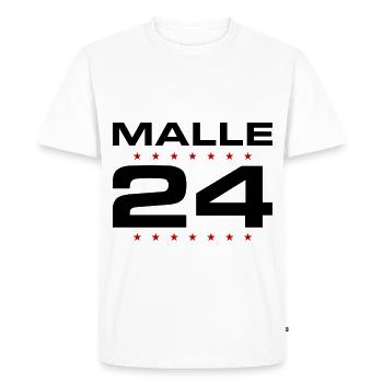 Malle 24 Mallorca - T-shirt Premium bio Homme - blanc - Devant - Nico (187cm)