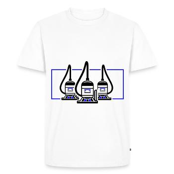 Nettoyage de l’aspirateur - T-shirt Premium bio Homme - blanc - Devant - Nico (187cm)