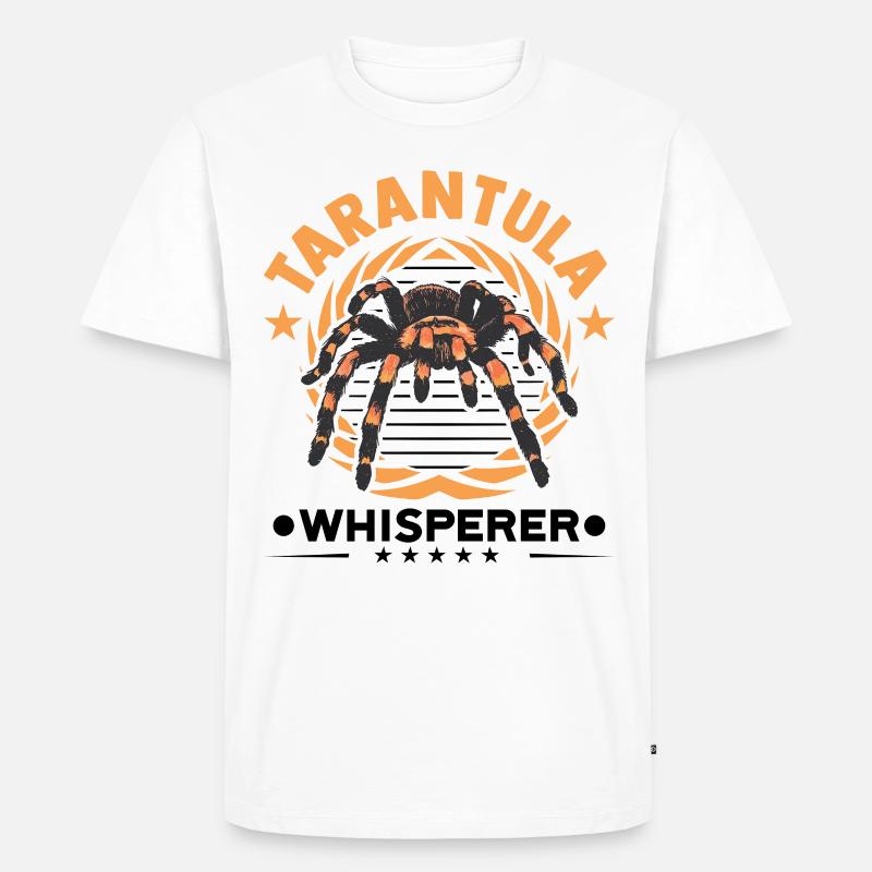 Tarantelflüsterer Tarantula Whisperer - Männer Premium Bio T-Shirt - Weiß