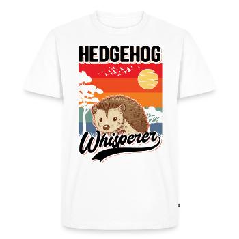Igel Flüsterer Hérisson Chuchoteur - T-shirt Premium bio Homme - blanc - Devant - Nico (187cm)