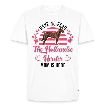 Hollandse Herder Mama Hollandse Herderdshond - T-shirt Premium bio Homme - blanc - Devant - Nico (187cm)