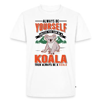Soyez toujours vous-même Sauf si vous pouvez être un koala - T-shirt Premium bio Homme - blanc - Devant - Nico (187cm)