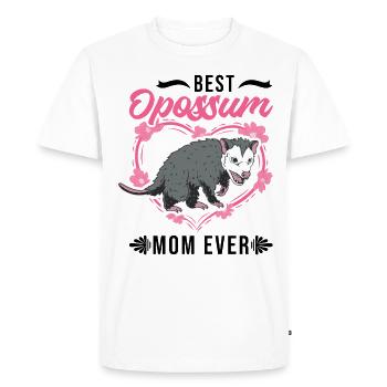 Best Opossum Mom Ever Opossum Mama Possum - Men's Premium Organic T-Shirt - white - Front - Nico (187cm)