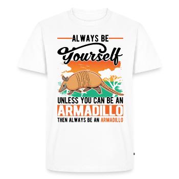 Tatou Cadeau Tatou - T-shirt Premium bio Homme - blanc - Devant - Nico (187cm)