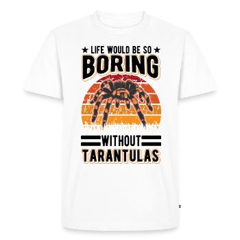 Tarantula Spider Tarantula - Men's Premium Organic T-Shirt - white - Front - Nico (187cm)