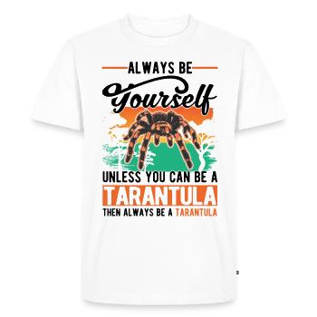 Tarentule Cadeau Tarentule - T-shirt Premium bio Homme - blanc - Devant - Nico (187cm)