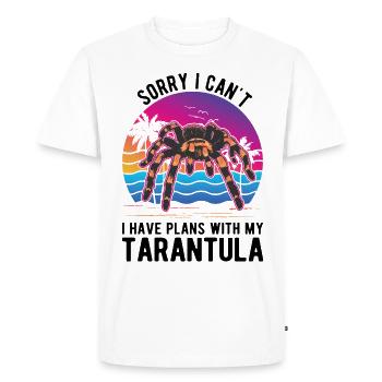 Tarantula Spider Tarantula - Men's Premium Organic T-Shirt - white - Front - Nico (187cm)