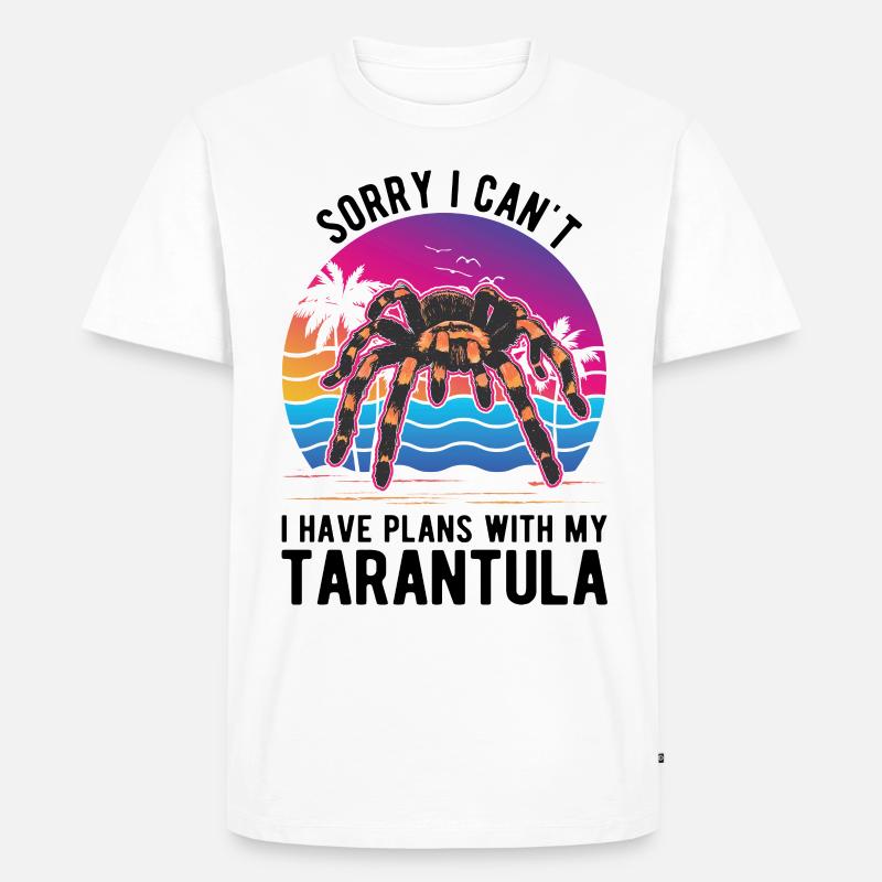 Tarantel Spinne Tarantula - Männer Premium Bio T-Shirt - Weiß