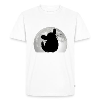Chinchilla Moon Woolly Mouse - Men's Premium Organic T-Shirt - white - Front - Nico (187cm)