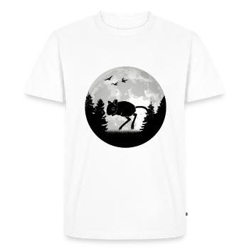 Gerbille Moon Racing Rat Gerbille - T-shirt Premium bio Homme - blanc - Devant - Nico (187cm)