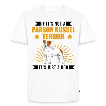 Parson Russell Terrier Owner - Men's Premium Organic T-Shirt - white - Front - Nico (187cm)