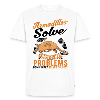 Cadeau de tatou Maître à l’omet - T-shirt Premium bio Homme - blanc - Devant - Nico (187cm)