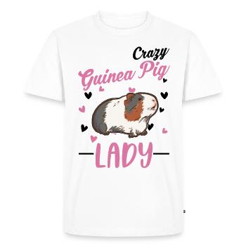 Cochon d’Inde Mme Cochon d’Inde - T-shirt Premium bio Homme - blanc - Devant - Nico (187cm)