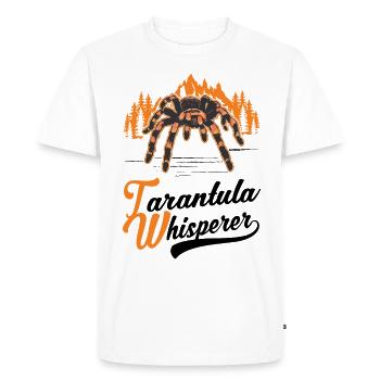 Tarantel Flüsterer Tarantula Whisperer - T-shirt Premium bio Homme - blanc - Devant - Nico (187cm)
