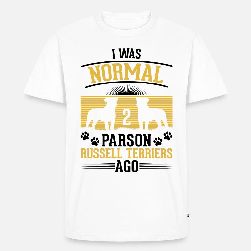 Parson Russell Terrier Geschenk - Männer Premium Bio T-Shirt - Weiß