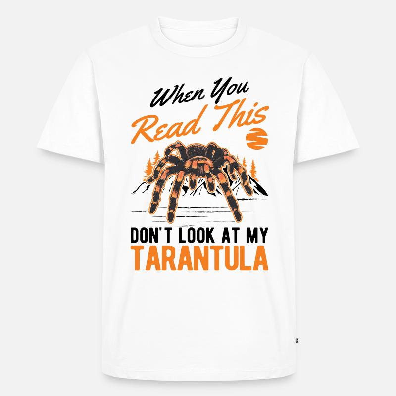 Tarantel Geschenk Spinne Tarantula - Männer Premium Bio T-Shirt - Weiß
