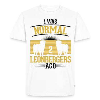 Cadeau Leonberg - T-shirt Premium bio Homme - blanc - Devant - Nico (187cm)