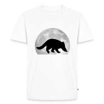 Coati Moon Coati - Men's Premium Organic T-Shirt - white - Front - Nico (187cm)