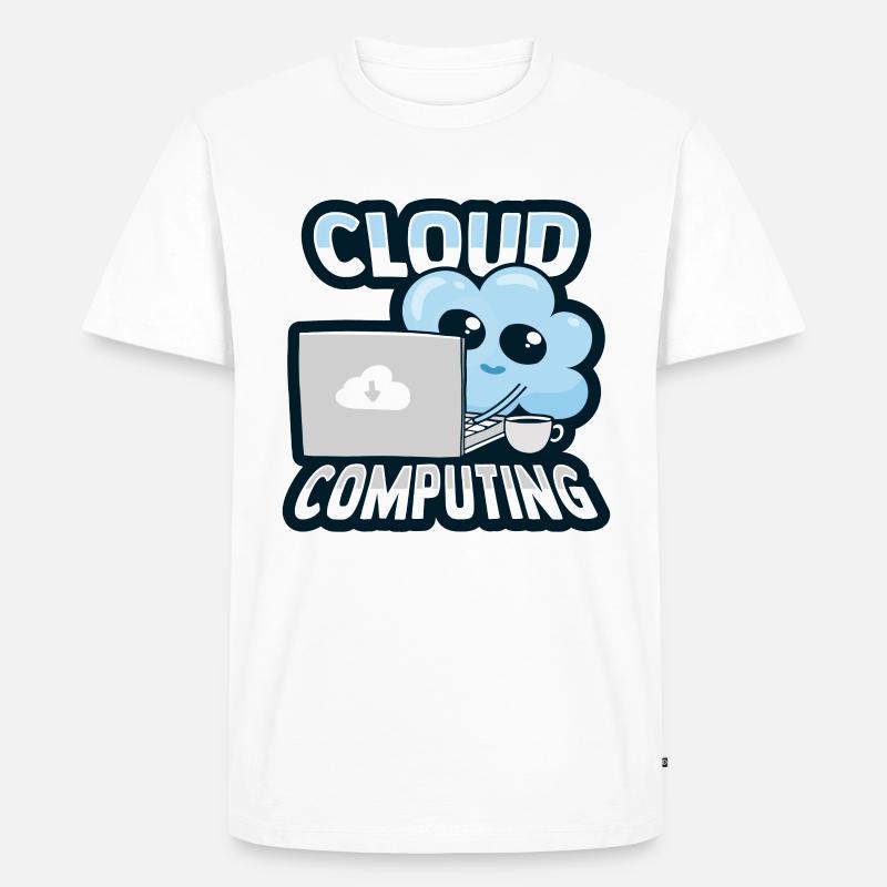 Cloud Administrator Cloud Devops - Men's Premium Organic T-Shirt - white