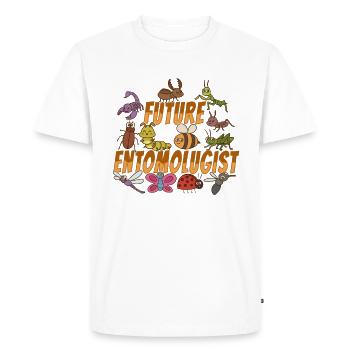 Conception d’insectes - T-shirt Premium bio Homme - blanc - Devant - Nico (187cm)