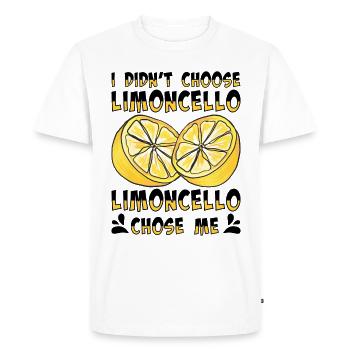 Italian limoncello lover - Men's Premium Organic T-Shirt - white - Front - Nico (187cm)