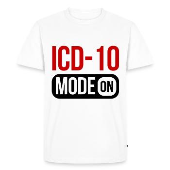 Medical Coder Profession Medical - Men's Premium Organic T-Shirt - white - Front - Nico (187cm)