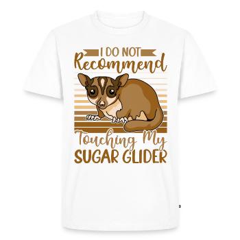 Australie Marsupial Faune Animal Amant Sucre - T-shirt Premium bio Homme - blanc - Devant - Nico (187cm)