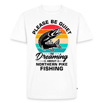 Fisherman Fisherman Fisherman Nordic Pike - Men's Premium Organic T-Shirt - white - Front - Nico (187cm)