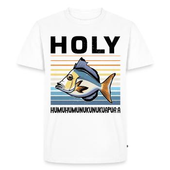 Humuhumunukunukuapua'a Hawaiian - Men's Premium Organic T-Shirt - white - Front - Nico (187cm)