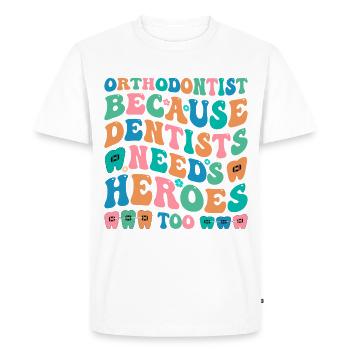 Braces orthodontist - Men's Premium Organic T-Shirt - white - Front - Nico (187cm)