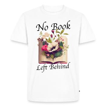 Reading Book Merch Booktok Bookish Gift Book - Men's Premium Organic T-Shirt - white - Front - Nico (187cm)