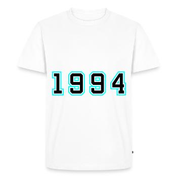 1994 Year Birthday - Men's Premium Organic T-Shirt - white - Front - Nico (187cm)