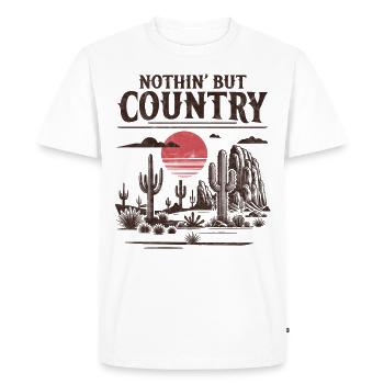 Rien que la campagne - T-shirt Premium bio Homme - blanc - Devant - Nico (187cm)