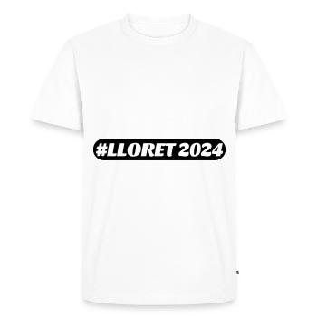 Lloret De Mar 2024 - Men's Premium Organic T-Shirt - white - Front - Nico (187cm)