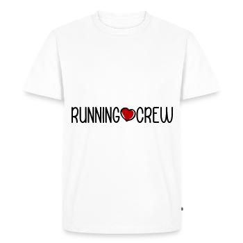 Équipe de course à pied - T-shirt Premium bio Homme - blanc - Devant - Nico (187cm)