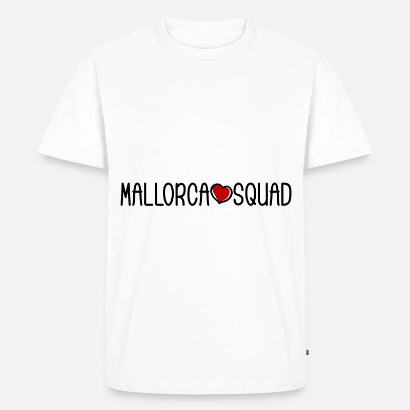 Mallorca Squad - Männer Premium Bio T-Shirt - Weiß