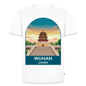CTY02100 - Men's Premium Organic T-Shirt - white - Front - Nico (187cm)