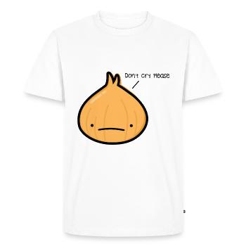 Oignon - T-shirt Premium bio Homme - blanc - Devant - Nico (187cm)